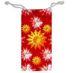 Stars Patterns Christmas Background Seamless Jewelry Bag Back