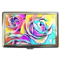 Colorful Abstract Roses Cigarette Money Cases by GabriellaDavid