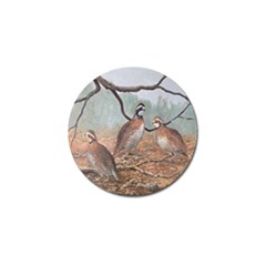 Bob White Quail Golf Ball Marker