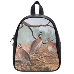 Bob White Quail School Bags (small)  by digitaldivadesigns