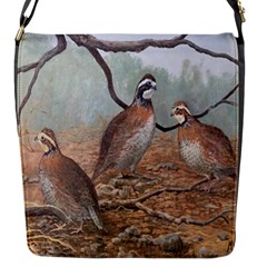 Bob White Quail Flap Messenger Bag (s) by digitaldivadesigns