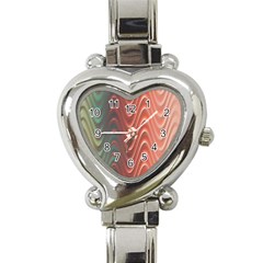 Texture Digital Painting Digital Art Heart Italian Charm Watch by Nexatart