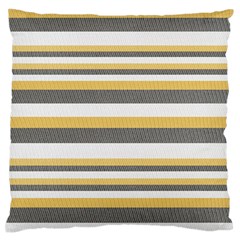 Textile Design Knit Tan White Standard Flano Cushion Case (two Sides) by Nexatart