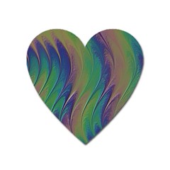 Texture Abstract Background Heart Magnet by Nexatart