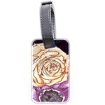 Texture Flower Pattern Fabric Design Luggage Tags (Two Sides) Front