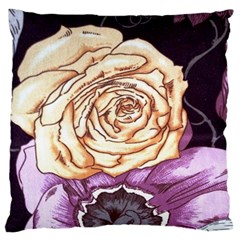 Texture Flower Pattern Fabric Design Standard Flano Cushion Case (one Side) by Nexatart