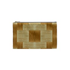 Texture Surface Beige Brown Tan Cosmetic Bag (small) 