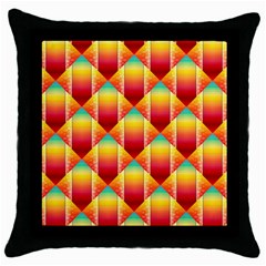 The Colors Of Summer Throw Pillow Case (black)