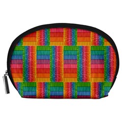 Texture Surface Rainbow Festive Accessory Pouches (large) 