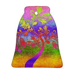 Tree Colorful Mystical Autumn Bell Ornament (two Sides) by Nexatart