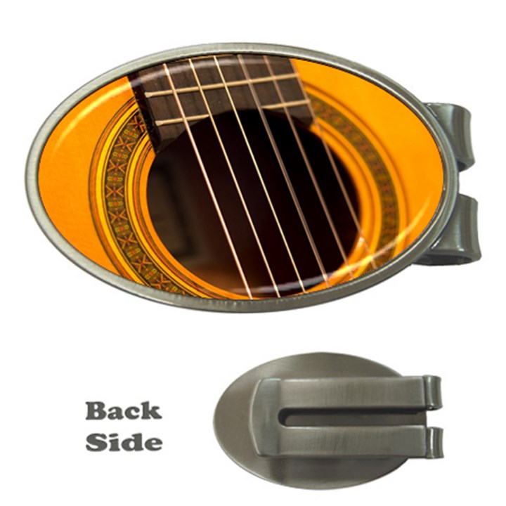 Vintage Guitar Acustic Money Clips (Oval) 