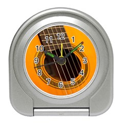 Vintage Guitar Acustic Travel Alarm Clocks by Nexatart