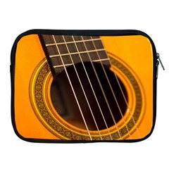 Vintage Guitar Acustic Apple Ipad 2/3/4 Zipper Cases by Nexatart