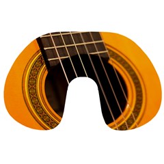 Vintage Guitar Acustic Travel Neck Pillows by Nexatart