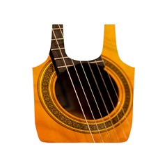 Vintage Guitar Acustic Full Print Recycle Bags (s)  by Nexatart