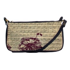 Vintage Music Sheet Song Musical Shoulder Clutch Bags by Nexatart