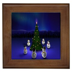 Waiting For The Xmas Christmas Framed Tiles by Nexatart