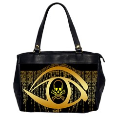 Virus Computer Encryption Trojan Office Handbags (2 Sides)  by Nexatart