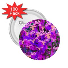 Watercolour Paint Dripping Ink 2 25  Buttons (100 Pack)  by Nexatart