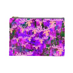 Watercolour Paint Dripping Ink Cosmetic Bag (large)  by Nexatart