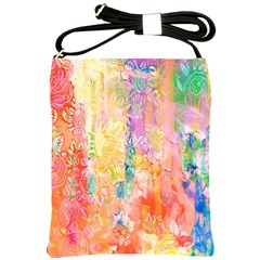 Watercolour Watercolor Paint Ink Shoulder Sling Bags by Nexatart