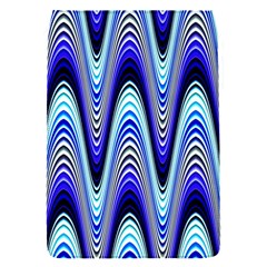 Waves Wavy Blue Pale Cobalt Navy Flap Covers (s)  by Nexatart