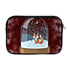 Winter Snow Ball Snow Cold Fun Apple Macbook Pro 17  Zipper Case by Nexatart