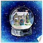 Winter Snow Ball Snow Cold Fun Canvas 20  x 20   19 x19.27  Canvas - 1