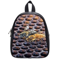 Worker Bees On Honeycomb School Bags (small)  by Nexatart