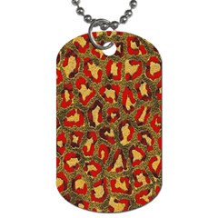 Stylized Background For Scrapbooking Or Other Dog Tag (two Sides)