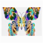 Abstract Animal Art Butterfly Large Glasses Cloth Front
