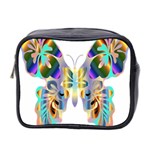 Abstract Animal Art Butterfly Mini Toiletries Bag 2-Side Front