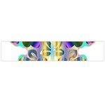 Abstract Animal Art Butterfly Flano Scarf (Large) Front