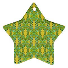 Ornate Modern Noveau Star Ornament (two Sides) by dflcprints