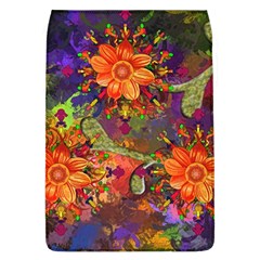 Abstract Flowers Floral Decorative Flap Covers (l)  by Amaryn4rt