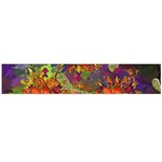 Abstract Flowers Floral Decorative Flano Scarf (Large) Back