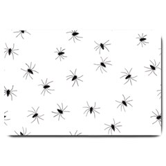 Animals Arachnophobia Seamless Large Doormat  by Amaryn4rt