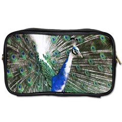 Animal Photography Peacock Bird Toiletries Bags 2-side by Amaryn4rt