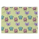 Animals Pastel Children Colorful Cosmetic Bag (XXL)  Front