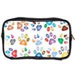 Colorful Prismatic Rainbow Animal Toiletries Bags Front