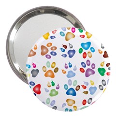 Colorful Prismatic Rainbow Animal 3  Handbag Mirrors by Amaryn4rt