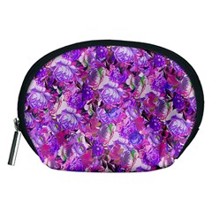 Flowers Abstract Digital Art Accessory Pouches (medium)  by Amaryn4rt