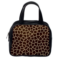 Giraffe Animal Print Skin Fur Classic Handbags (one Side) by Amaryn4rt