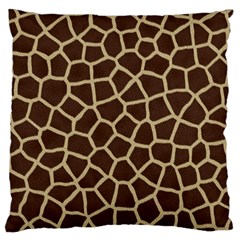 Giraffe Animal Print Skin Fur Standard Flano Cushion Case (two Sides) by Amaryn4rt