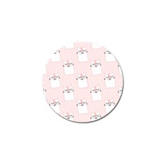 Pattern Cat Pink Cute Sweet Fur Golf Ball Marker (10 Pack)