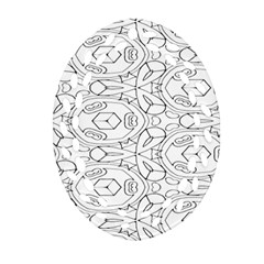 Pattern Silly Coloring Page Cool Oval Filigree Ornament (two Sides) by Amaryn4rt