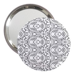 Pattern Silly Coloring Page Cool 3  Handbag Mirrors by Amaryn4rt