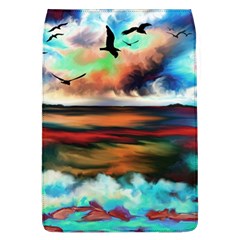 Ocean Waves Birds Colorful Sea Flap Covers (l)  by Amaryn4rt