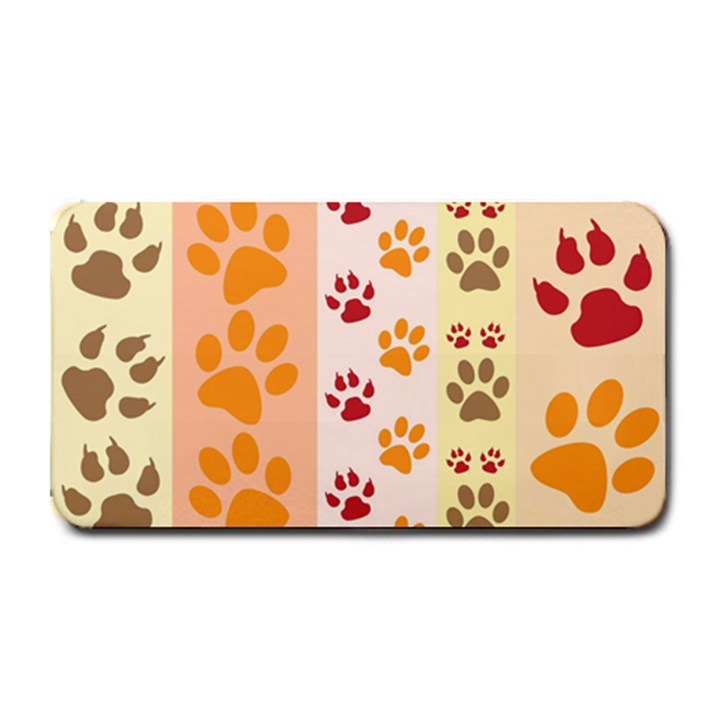 Paw Print Paw Prints Fun Background Medium Bar Mats