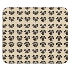 Puppy Dog Pug Pup Graphic Double Sided Flano Blanket (small)  by Amaryn4rt